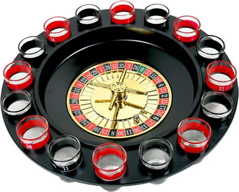 roulette game shot glasses.